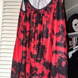 Tie dye mumu dress